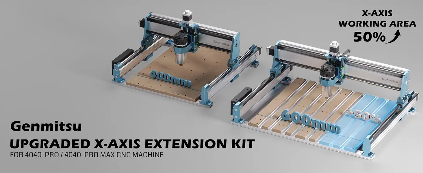 6040 XZ-Axis Extension Kit for 4040-PRO & 4040-PRO MAX CNC Router | SainSmart