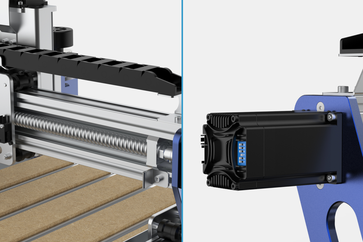 Upgraded Closed-Loop Motors and Ball Screws