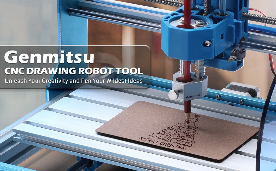 CNC Router Drawing Robot Tool, Plotter Handwriting Robot Module, Easily Transform CNC Into Writing Machine, Ideal For CNC Hobbyists & Creative Projects | SainSmart