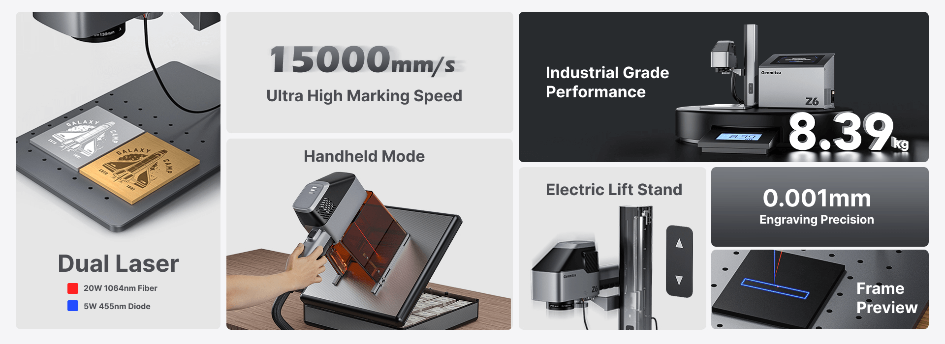 Genmitsu Z6 Fiber Laser Machine