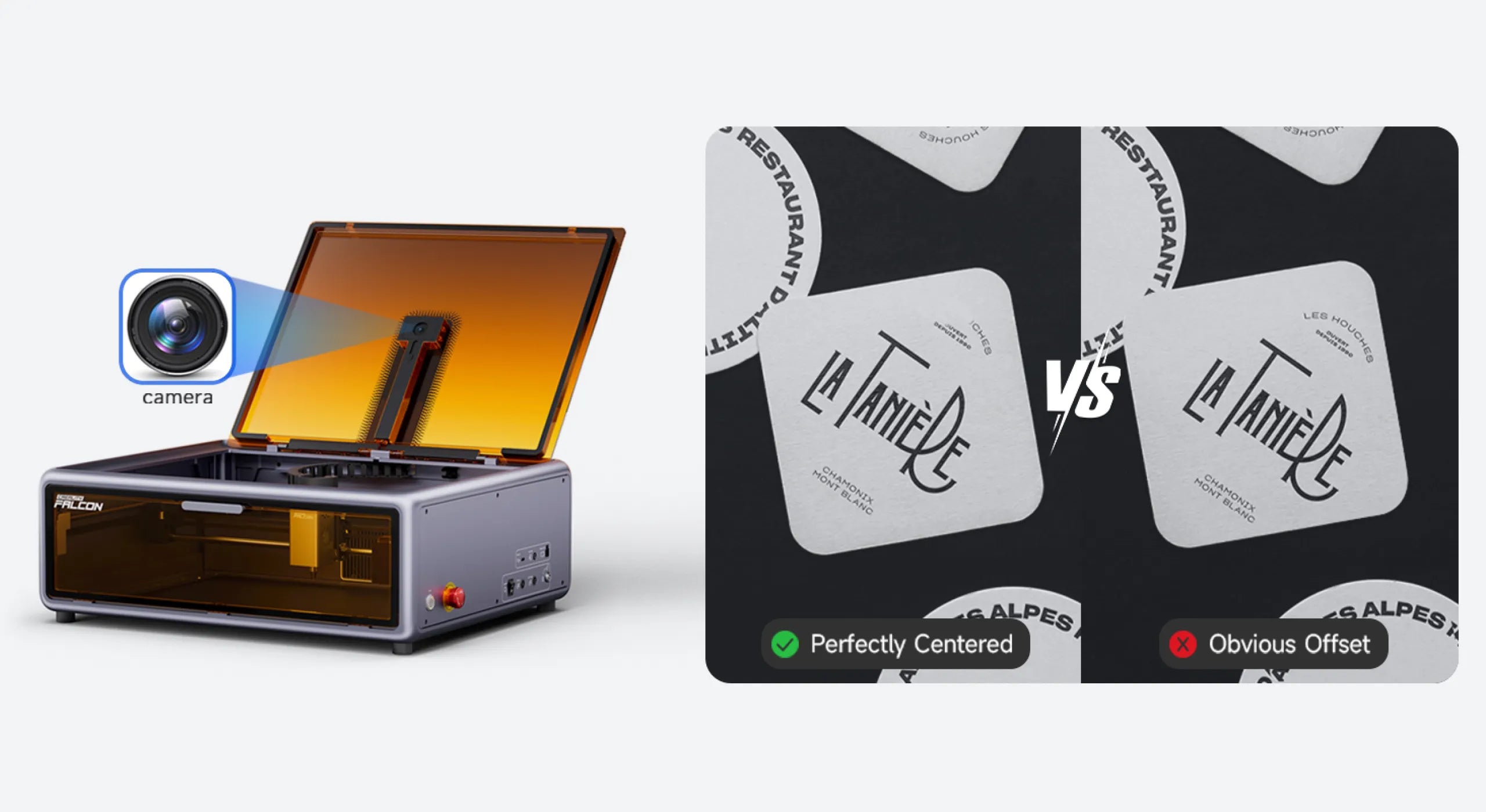Creality Falcon A1 10W Laser Engraver, Enclosed Laser Cutter with Air Assist, HD Camera Positioning, Beginner-friendly, Class 1 Safety Laser Engravering Machine for Wood and Metal, Acrylic